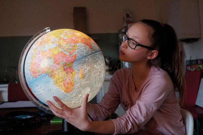 Atmosphere globe - dag nacht geographical globe - nr-0331h2nd-nl