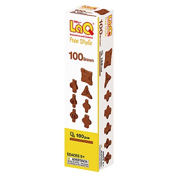 Boosterbox laq aanvul set bruin inhoud 100 stuks