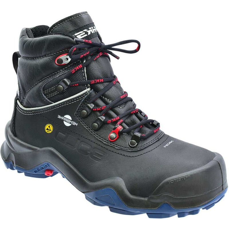 Hks werkschoen delta 1 dry stp hoog s3 esd | zwart blauw | maat 45 - 00.162.029.45
