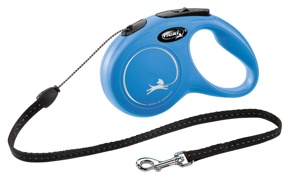 Flexi producten rollijn new classic koord blauw s 5 meter tot 12kg
