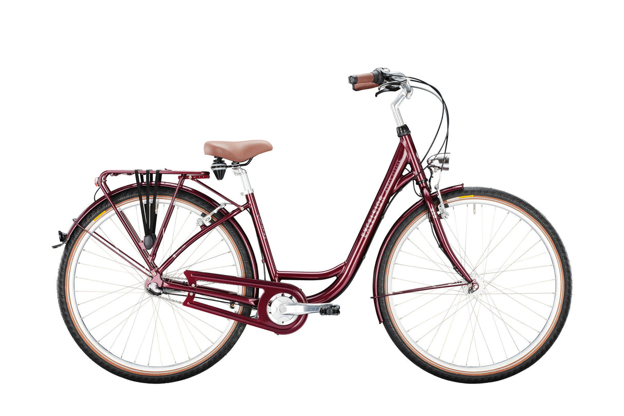 Excelsior stadsfiets swan-urban (#1) bike excels. swan-urban 28 45 3sp cb aubergine