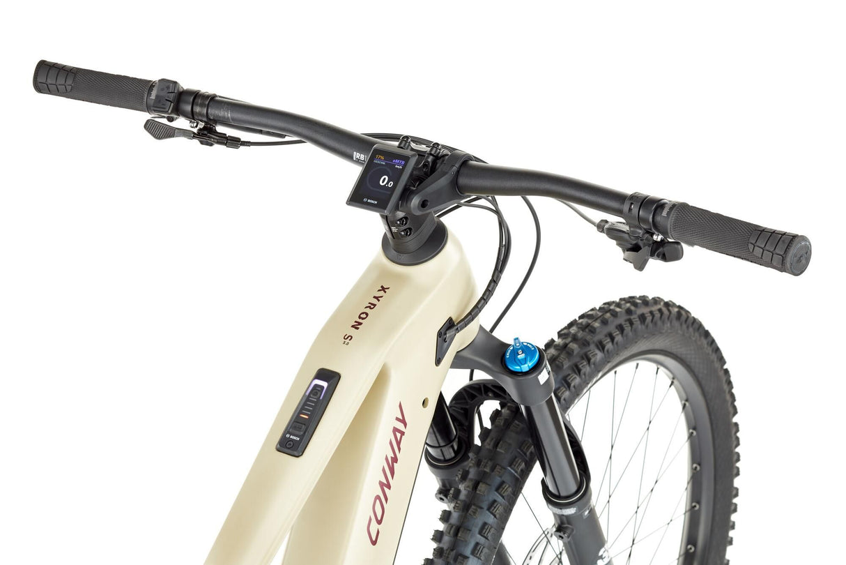 Conway elektrische mtb full-suspension xyron s 5.0 carbon (#1) ebike conw.xyron s5.0 ca. 29 27 12sp 40 des. plum