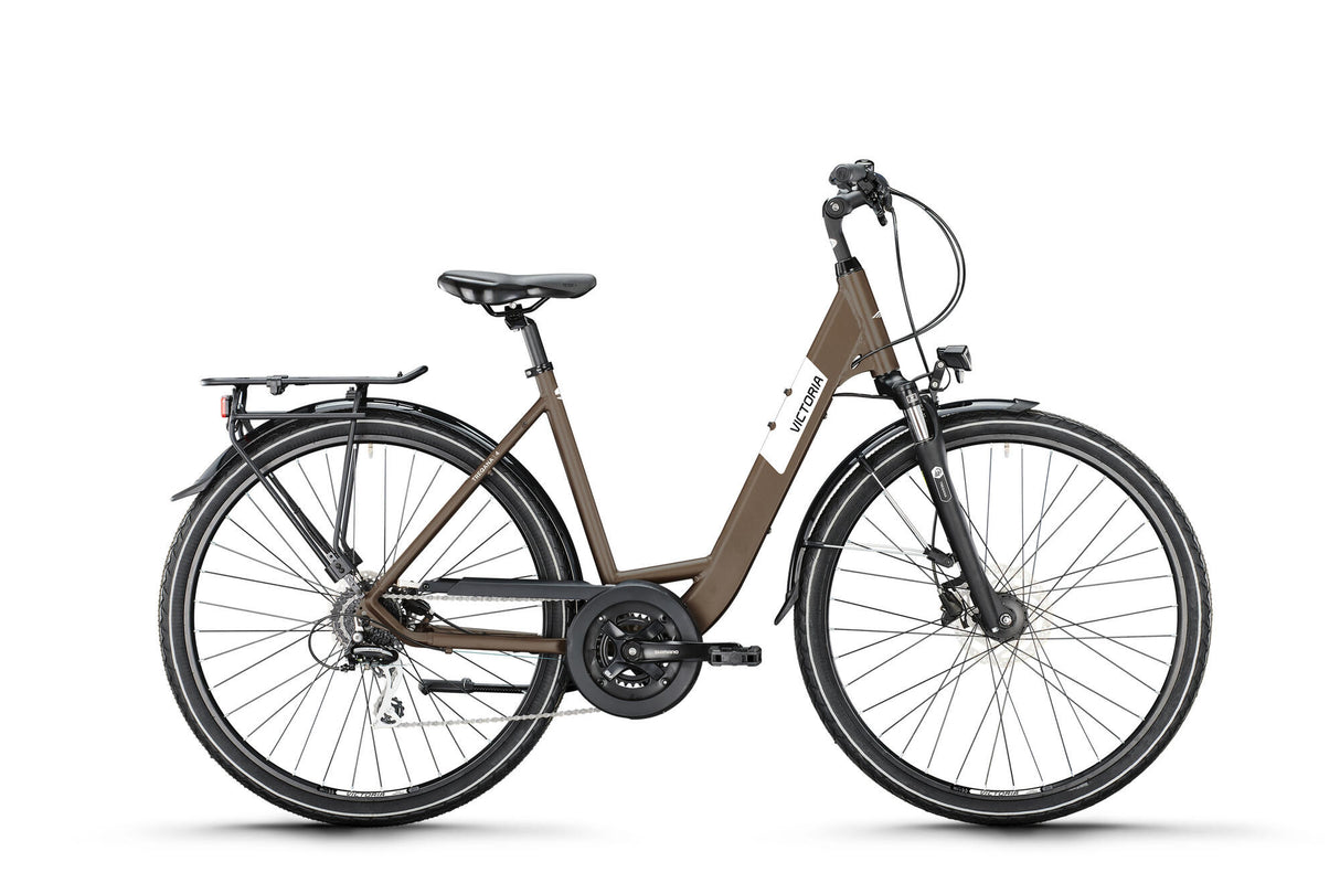 Victoria trekkingfiets treqana 4 mod. 24 bike vict.treqana 4 28 46 wave 24sp earth grey