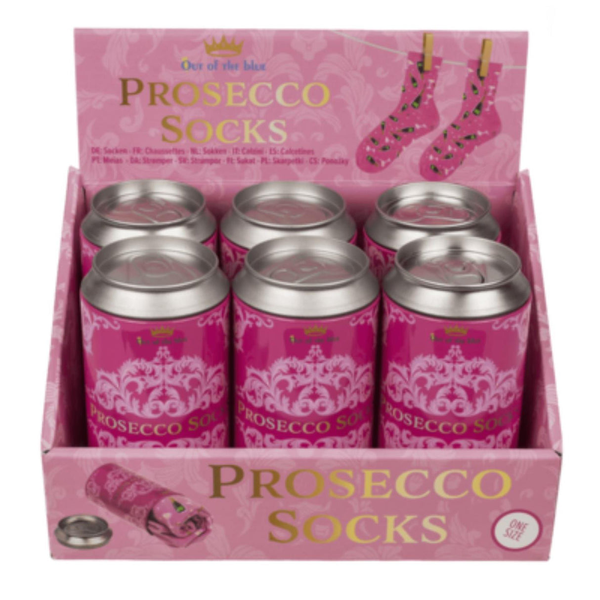 Ootb prosecco sokken in blikje