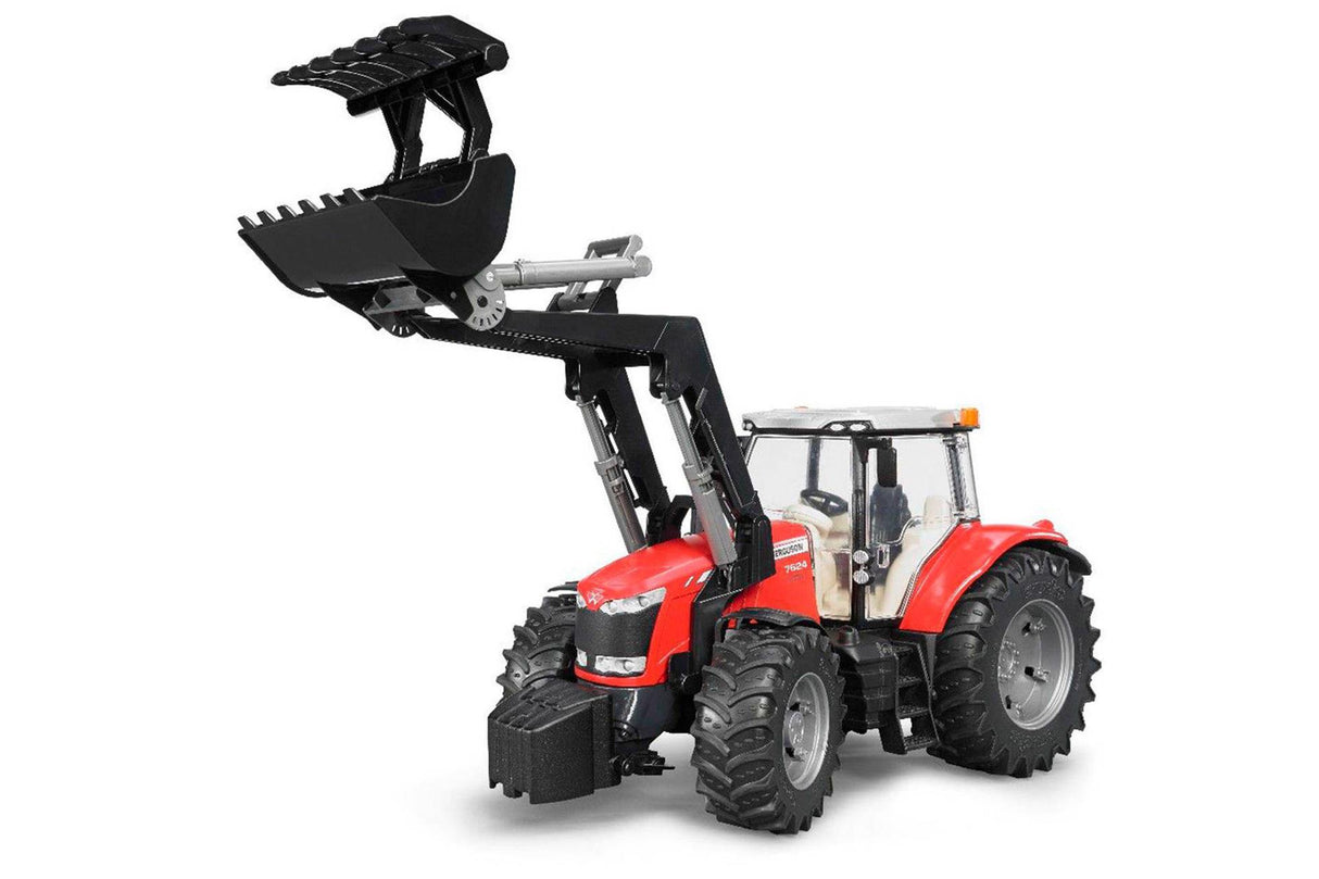 Bruder mf 7624 tractor met voorlader