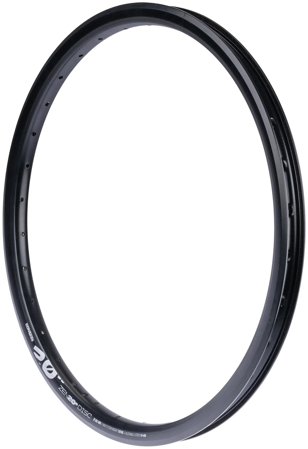 Contec velg zen 20 disc ct aluminum rims zen 20 d 20 , 32l. 19-406,sv,schw