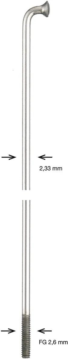 Alpina spaak spoke zinc 2,34x186 mm