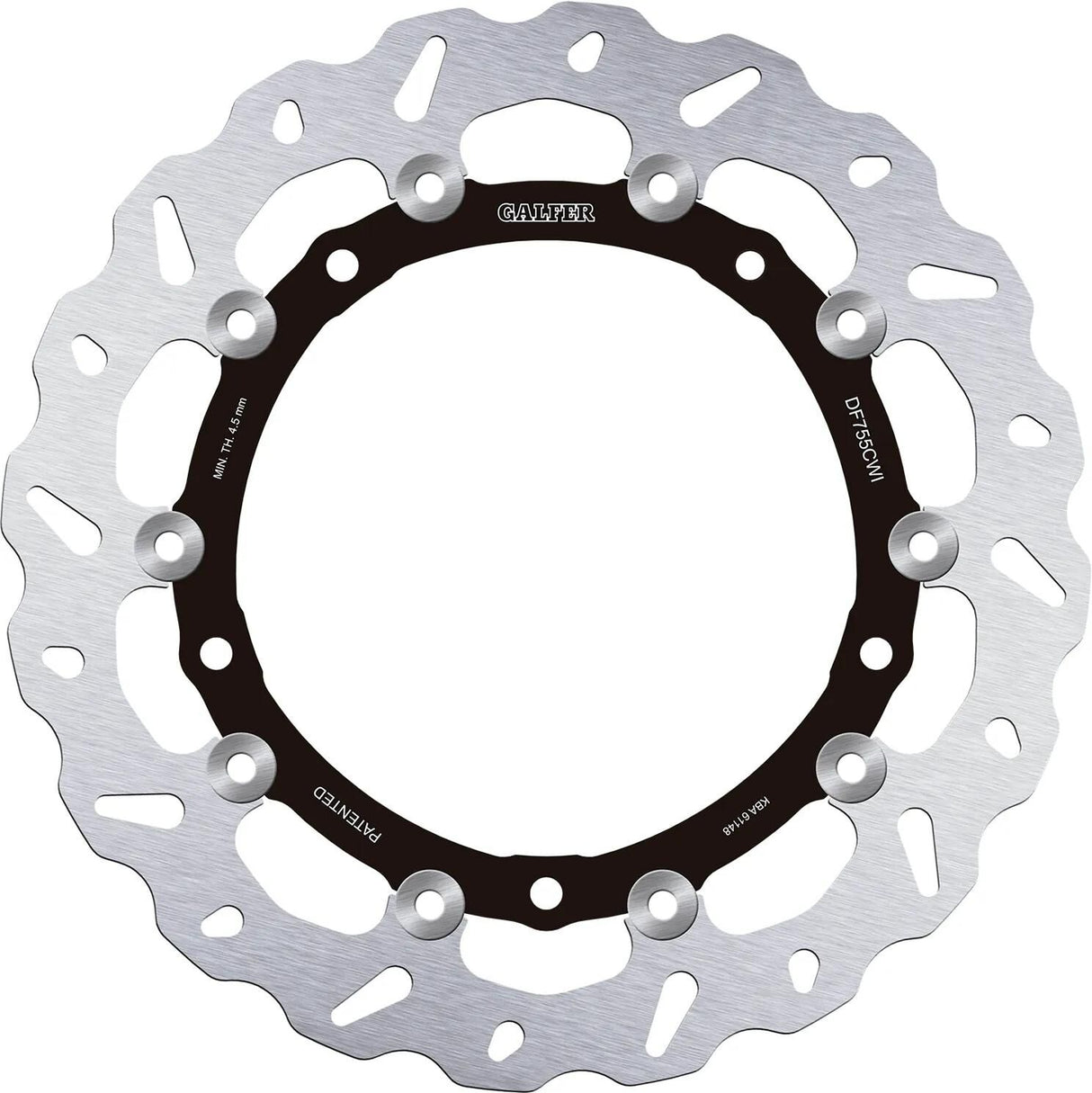 Galfer remschijf df 755 rotor brake rotors floating left
