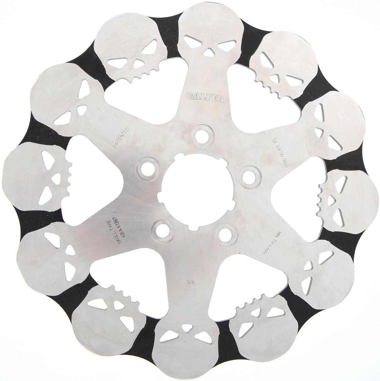Galfer remschijf df681 rotor df681 rh skull rigid