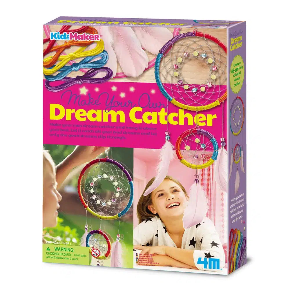 4m knutselen - je eigen dromenvanger - kidzmaker - hobbypakket - multicolor - 5+