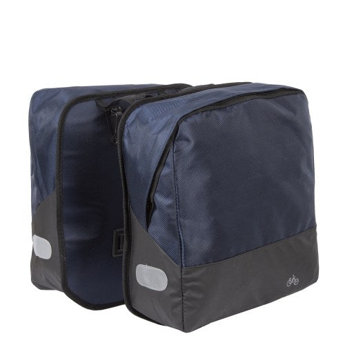 New rebel wave dubbele fietstas blauw