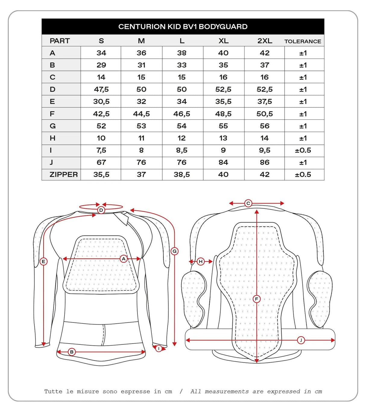 Ufo plast protektorenhemd centurion bv1 children's protec. shirt centurion bv1 black m