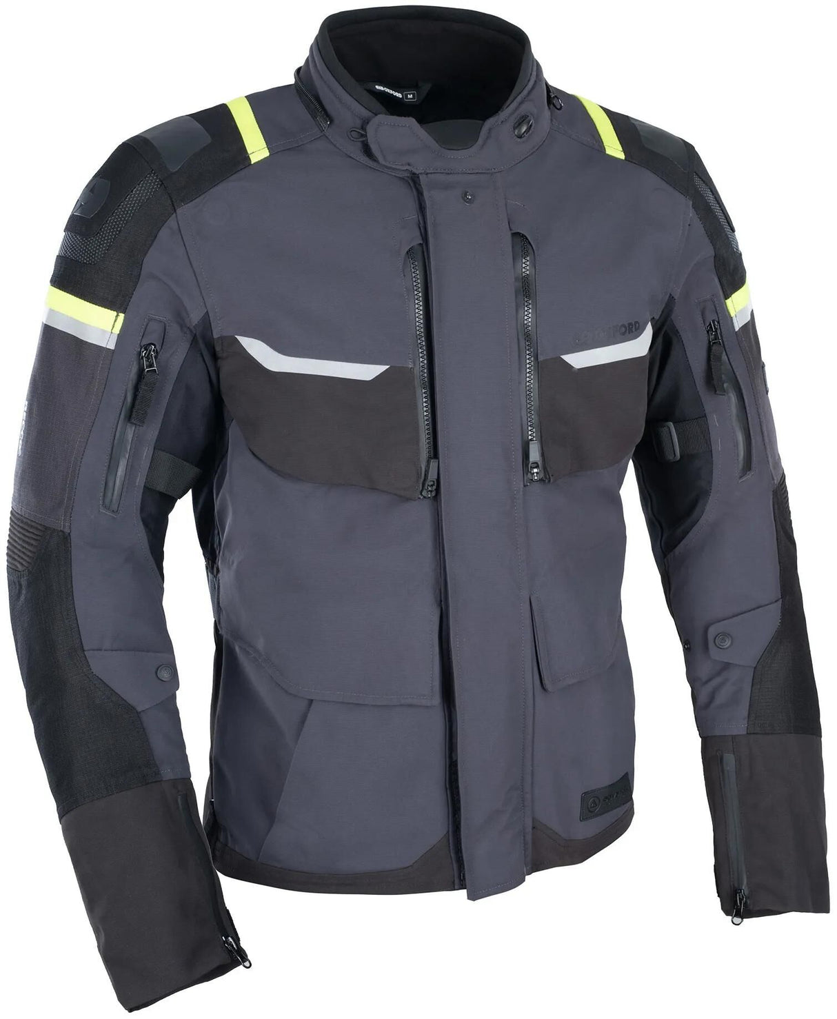 Oxford jas stormland jacket stormland gray sw neon yellow gr. 4