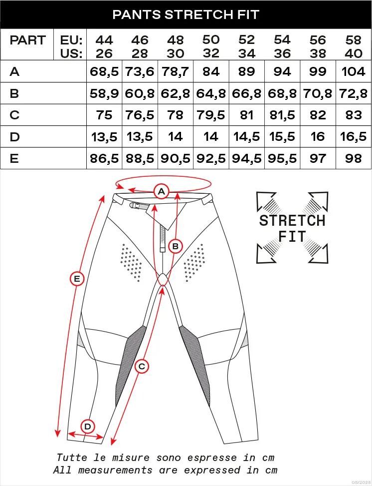 Ufo plast hose mx ares mx trousers ufo ares gray rot gr. 48