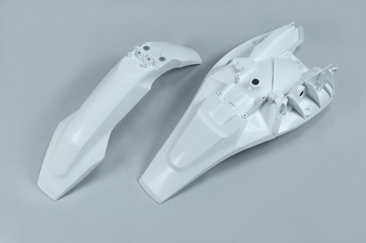 Ufo plast kotflügelsatz mudguard set ufo husqvarna oem white