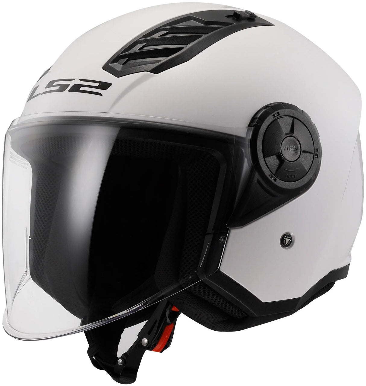Ls2 jethelm of616 airflow ii solid helmet airflow ii of6 solid white gr. s