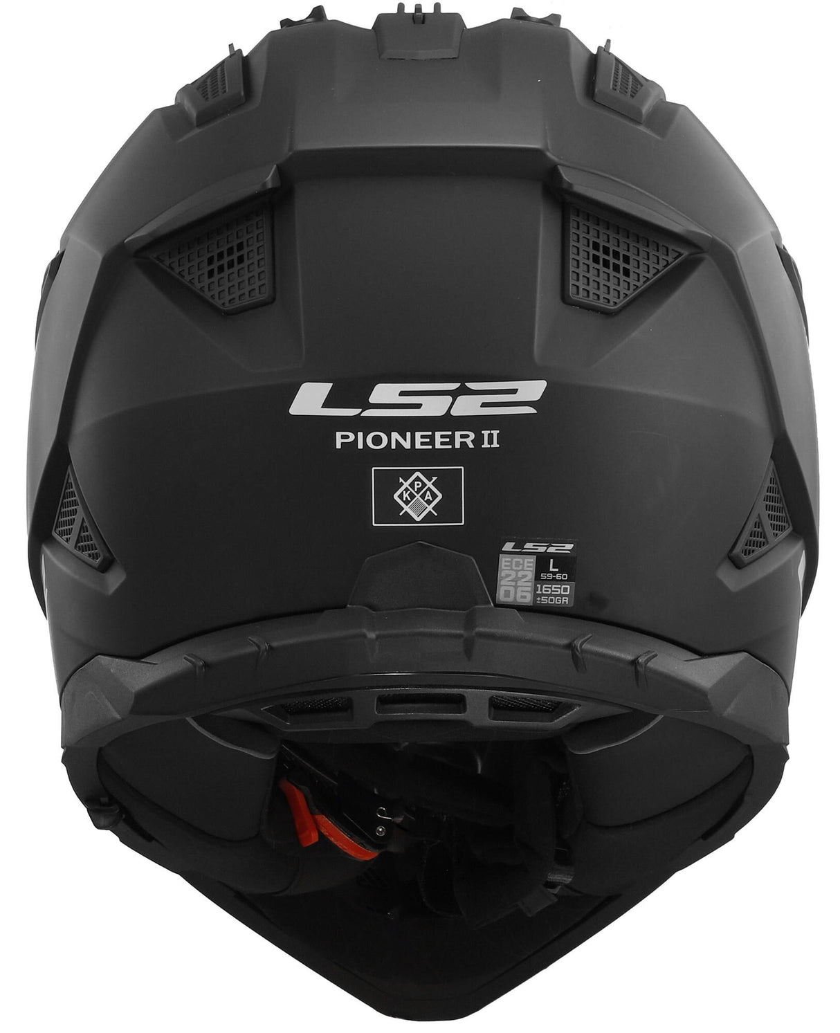 Ls2 endurohelm mx702 pioneer ii solid helmet mx702 pioneer ii matt black gr. xl