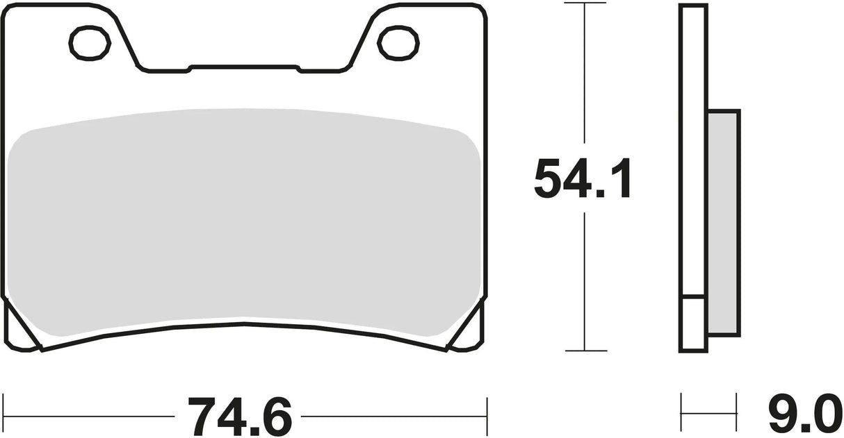 Trw remblokken mcb 622 brake pads organ. mcb 622