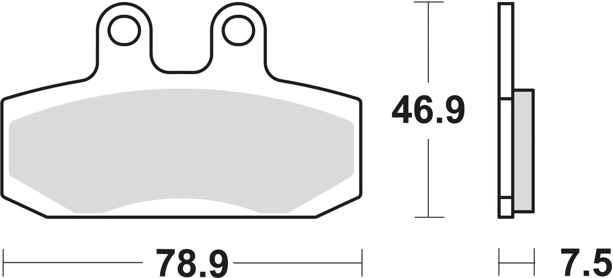 Trw remblokken mcb 673 brake pads organ. mcb673ec