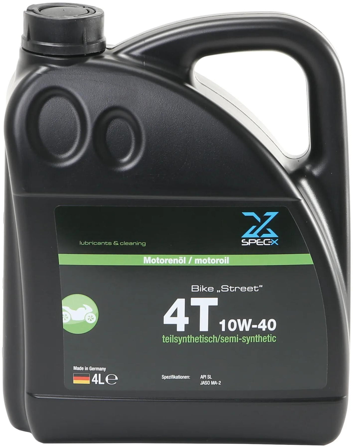 Spec-x motoröl bike 4t street motor oil 4t 10w-40 stre 4l bike