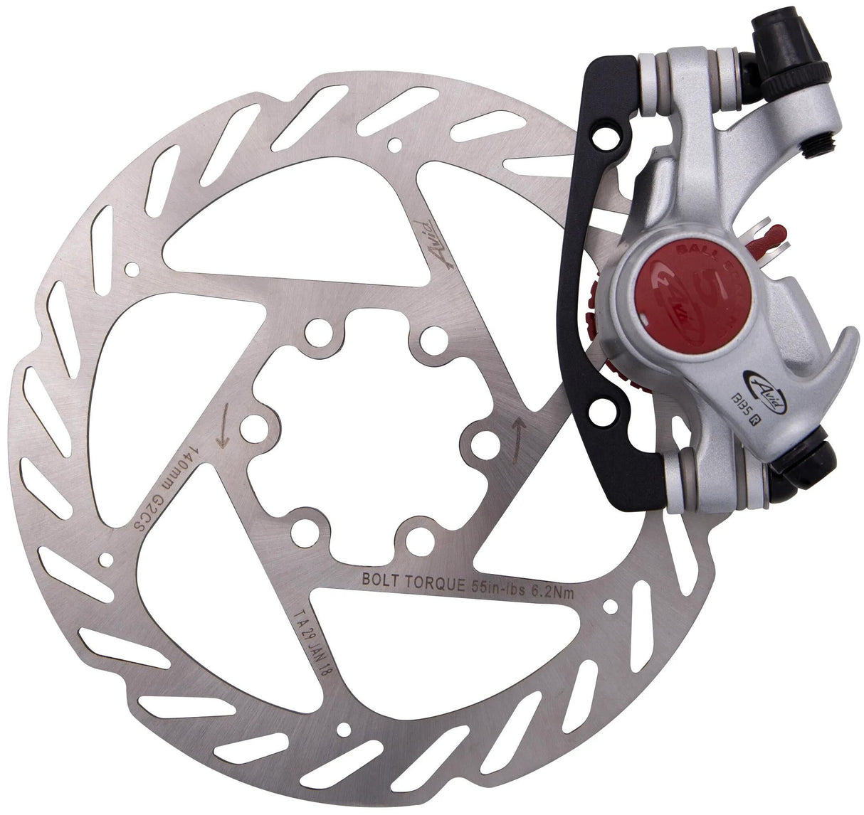 Avid schijfrem ball bearing 5 road disc br. bb7 road 140 mm