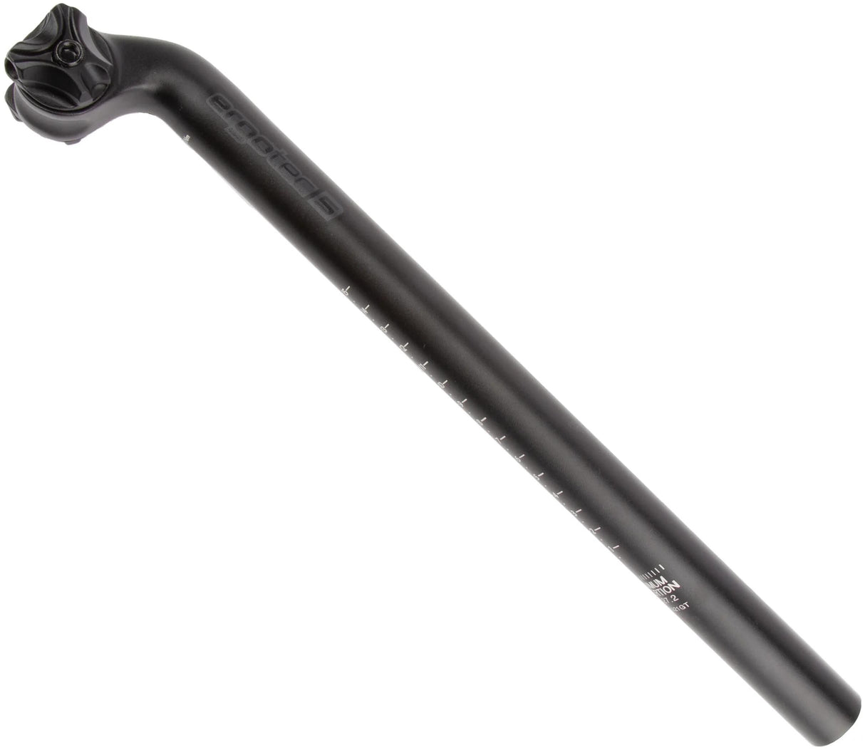 Ergotec zadelpen viper 30� 31,6 x 400 zwart mat