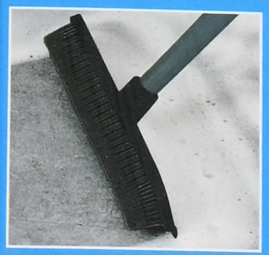 Producten rubberbezem 31cm met telescoopsteel 68 120