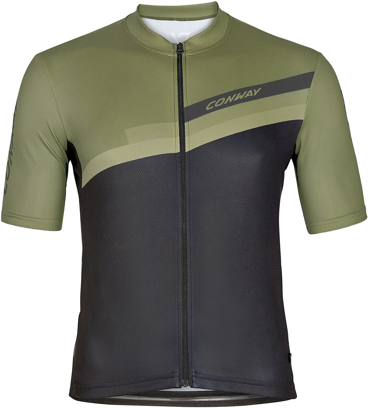 Conway shirt met korte mouwen active jersey full zip ss jersey act.full zip ss l moss black
