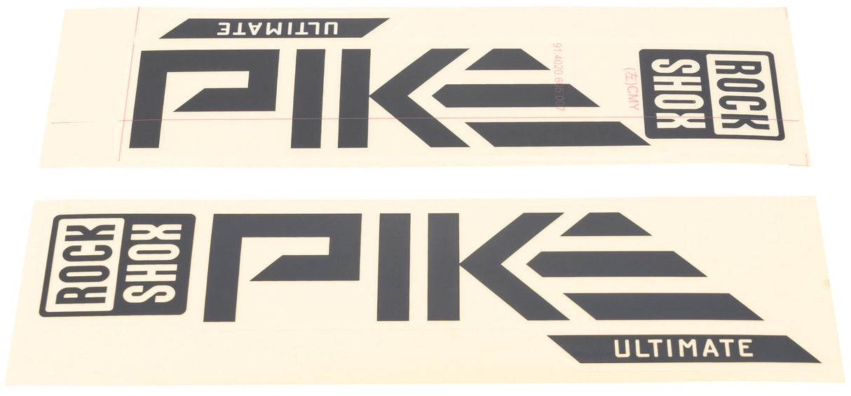 Rockshox decor set decal set rs black pike ult 27 29 black