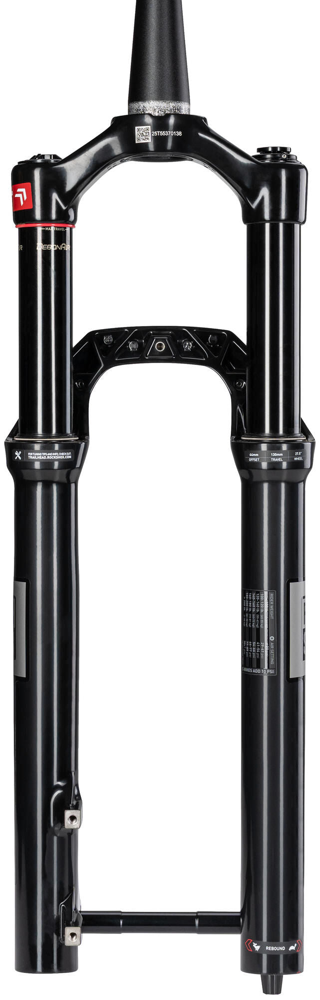 Rockshox federgabel reba gold isolator 3p rs suspension fork reba g 27 130mm 3p rmt 44 black
