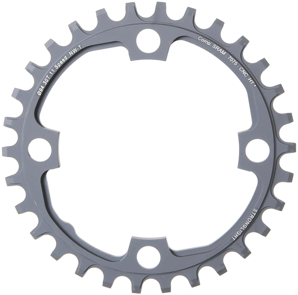 Stronglight kettingblad ht3 chain ring strongl. ht3 30t inner alu black