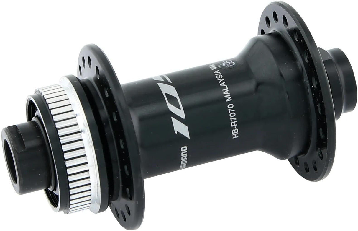 Shimano 105 voornaaf Disc 32gt steekas zwart HB-R7070