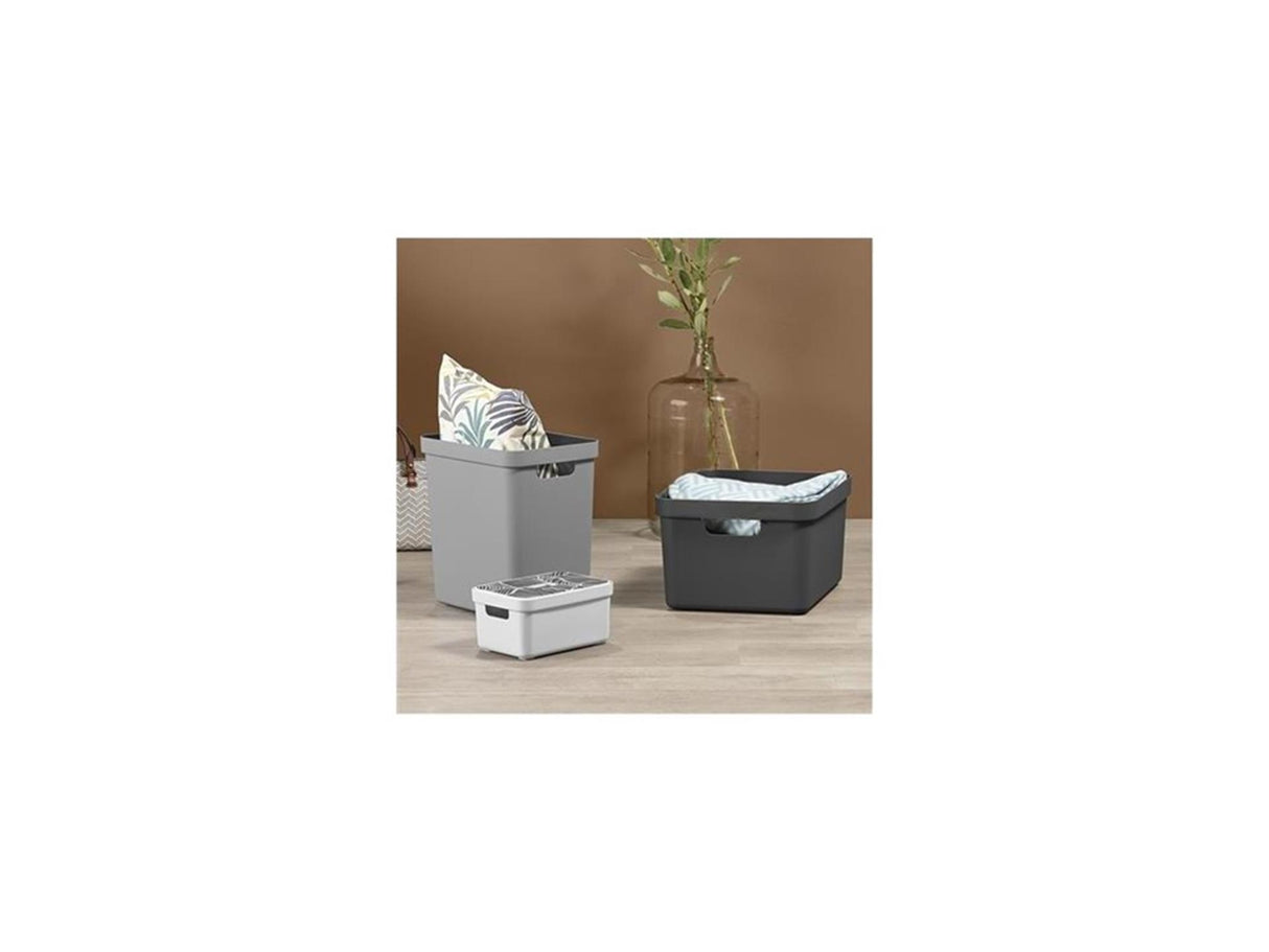 Sunware sigma home opbergbox 32l antraciet