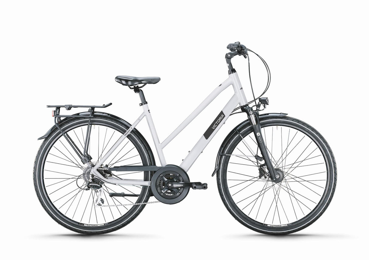 Victoria trekkingfiets treqana 4 mod. 24 bike vict.treqana 4 28 51 trap. 24sp magic white