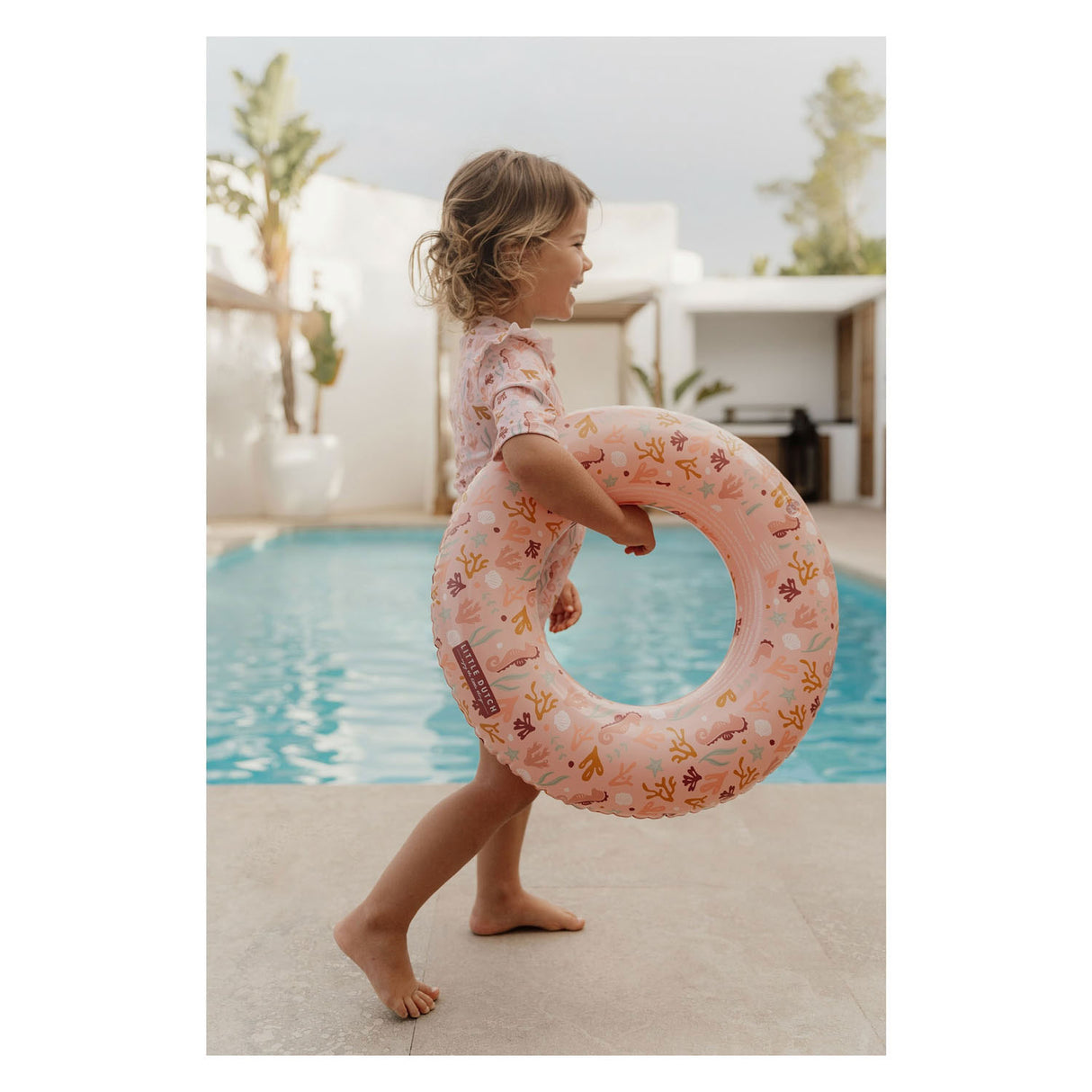 Little dutch zwemband ocean dreams roze 50 cm
