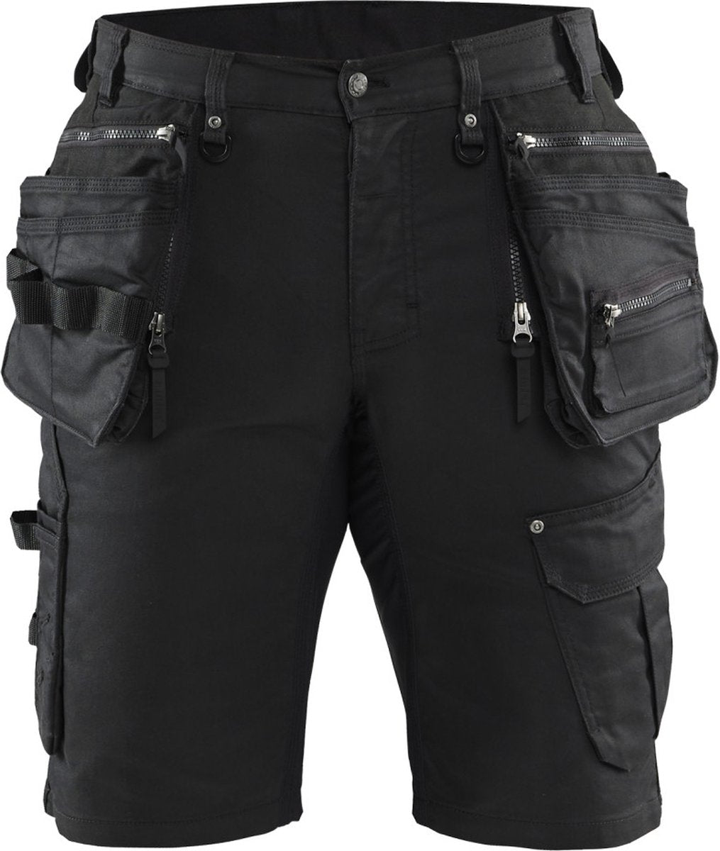 Blåkläder blaklader short denim stretch x1900 1992-1141 - zwart zwart - c48