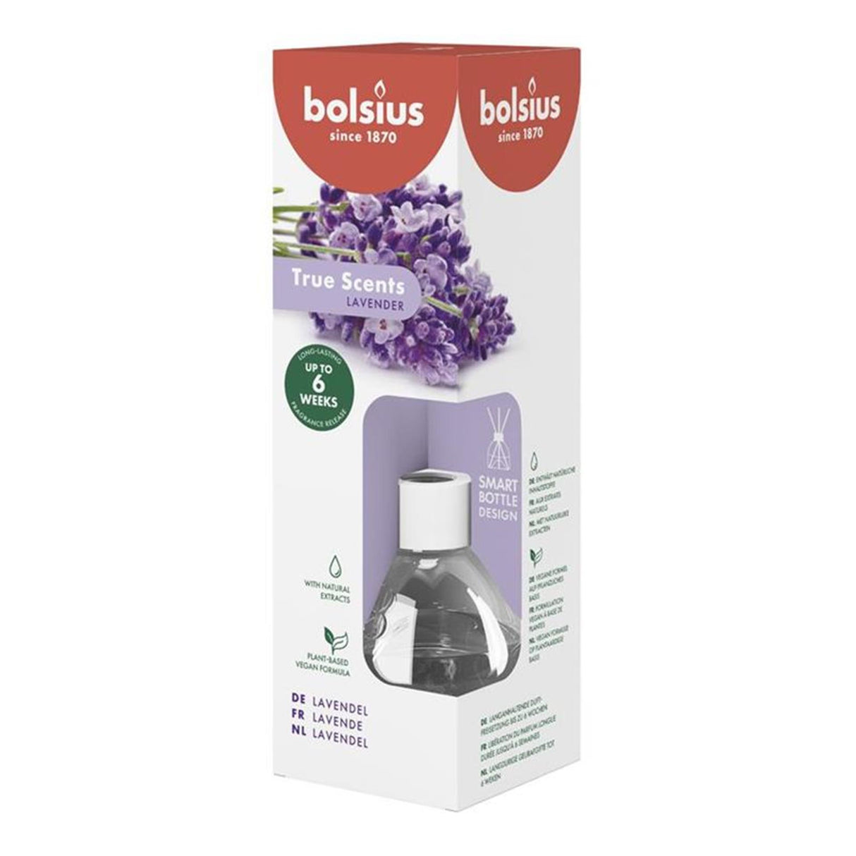 Bolsius geurverspreider 60ml true scents lavendel