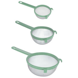 Excellent houseware zeefset 3 delig 3 assorti | 2 stuks