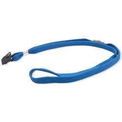 Textielkoord viking stof blauw 44 cm 10 stuks