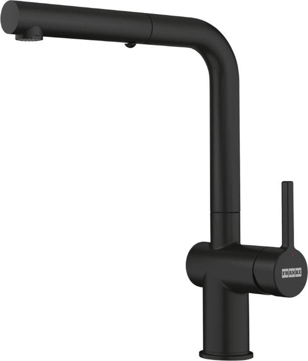 Franke active new - keukenkraan fn 6110.901, met uittrekbare handdouche, mat zwart 115.0653.382