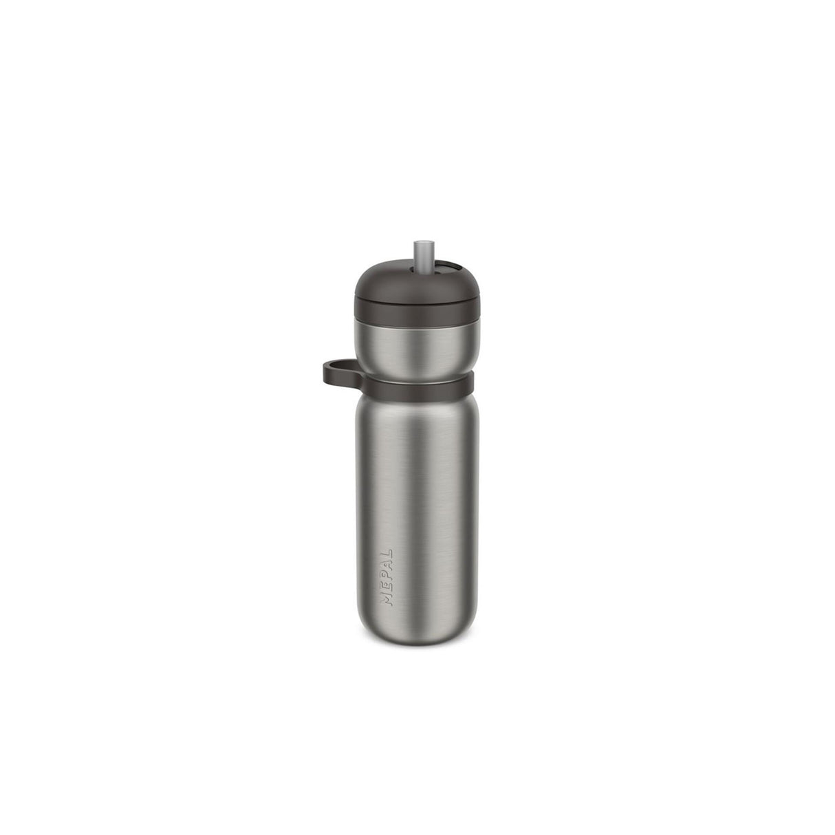 Mepal isoleerfles twist sport - 600 ml - twist en drink - lekdicht en geïsoleerd: 6u warm. 10u koud - vaatwasmachinebestendig - drinkflessen - graphite black