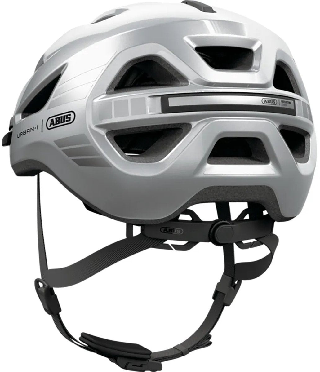 Abus helm urban-i 4.0 lr signal silver m 54-58cm