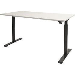 Zit-sta-bureau schaffenburg dextro basic t-voet kalk wit