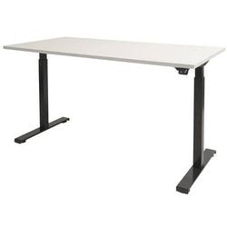 Zit-sta-bureau schaffenburg dextro basic t-voet kalk wit