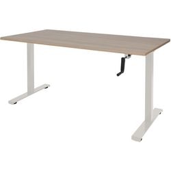 Zit-sta-bureau schaffenburg dextro slinger t-voet havana cherry