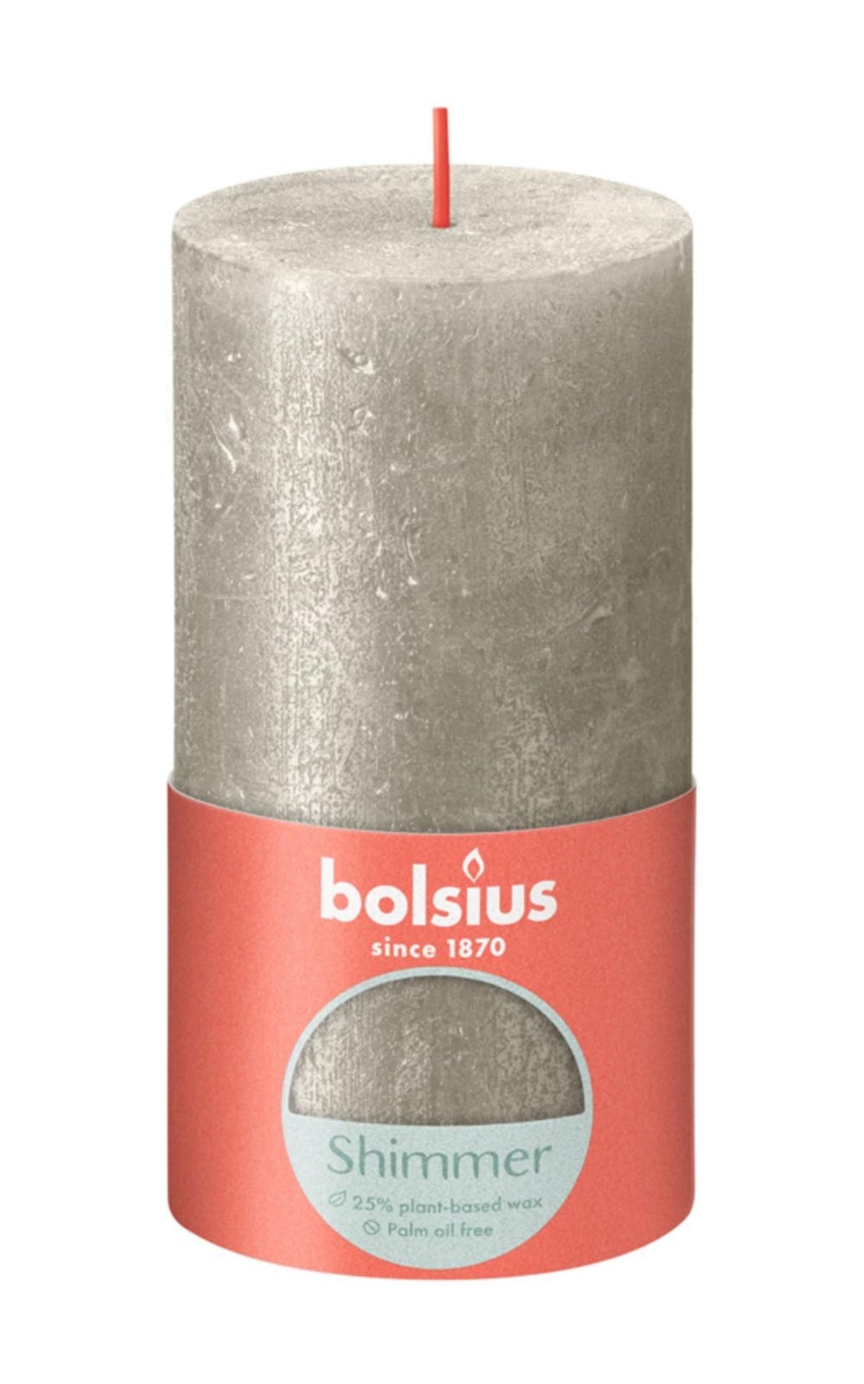 Bolsius rustiek kaars 130 68 champagne