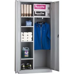 Garderobekast cht180c7035 grijs 80 x 50 x 195 cm