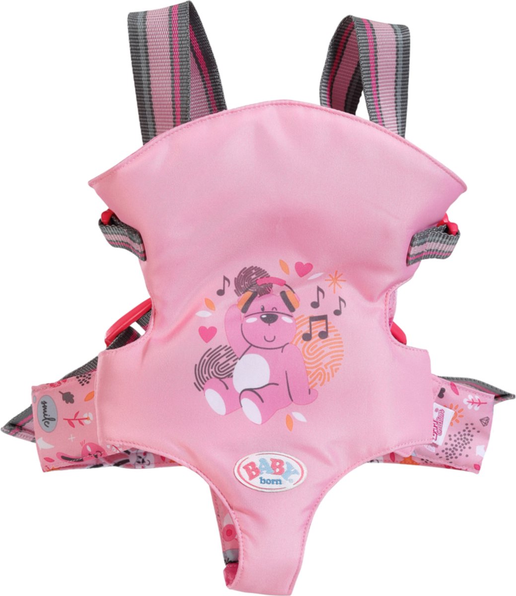 Baby born baby draagzak - poppenverzorgingsproduct 43 + 36 cm