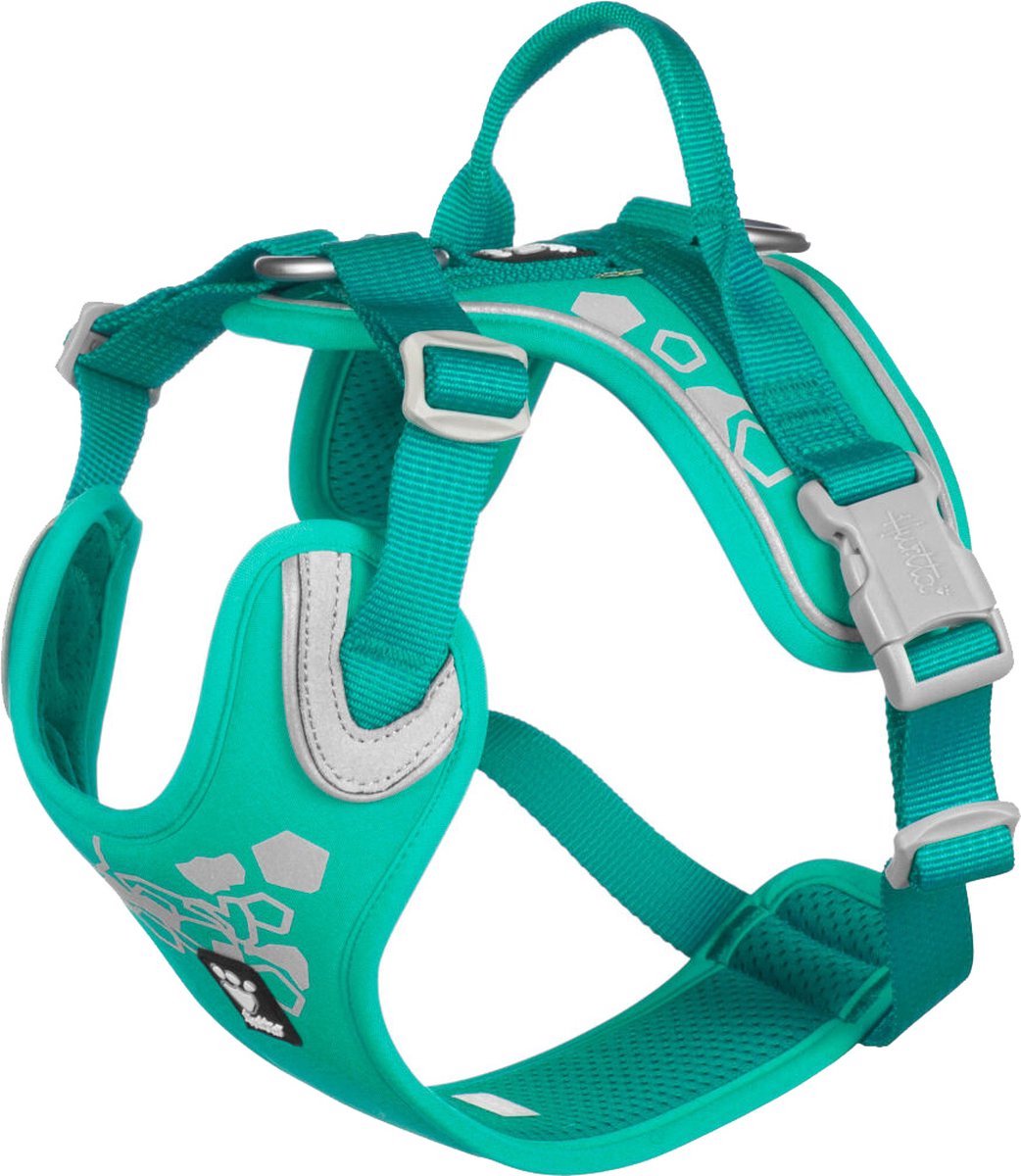 Hurtta - hondentuig - weekend warrior - harness voor honden - kleur: peacock - 80-100 cm