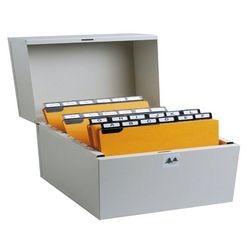 Kaartenbak exacompta 54728e grijs